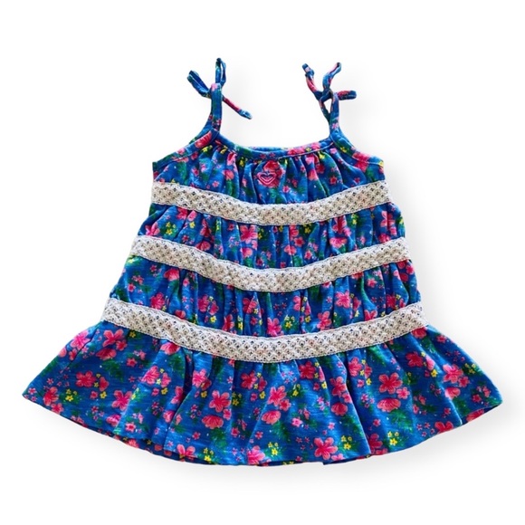 Roxy Girl Floral Dress and Bloomers Set Size 18 Months - Picture 1 of 10